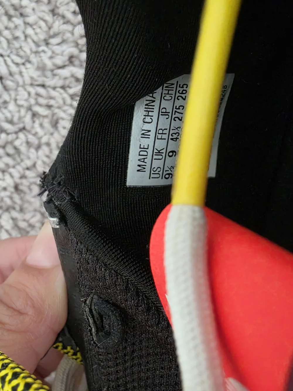 adidas Kids Black/Gray/Neon Pink/Yellow Athletic Sneakers